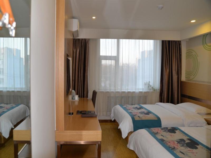 Greentree Inn Hotel Jianhe Subway Station North Palace Taiyuan Buitenkant foto
